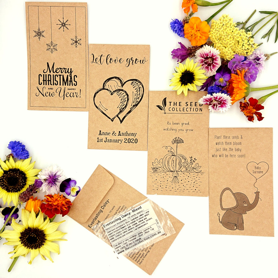 Custom Seed Packets | Perfect Gifts for Events, Conferences & Gift Boxes