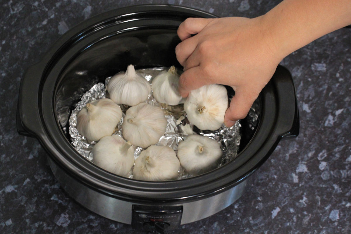 Garlic in slow cooker