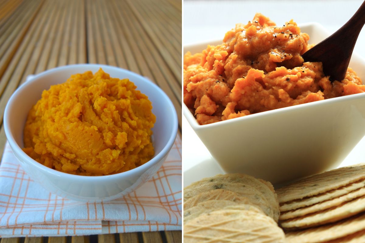 sweet potato mash and dip